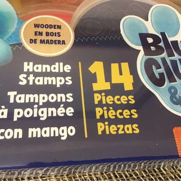 Melissa & Doug Blue’s Clues wooden handle stamps. NWT - Picture 10 of 14